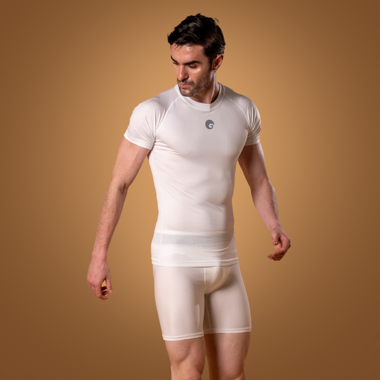 Omtex Core Compression Top HS White