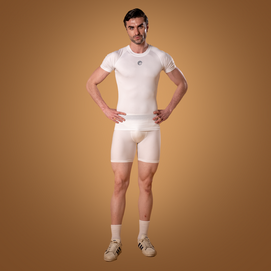 Omtex Core Compression Top HS White