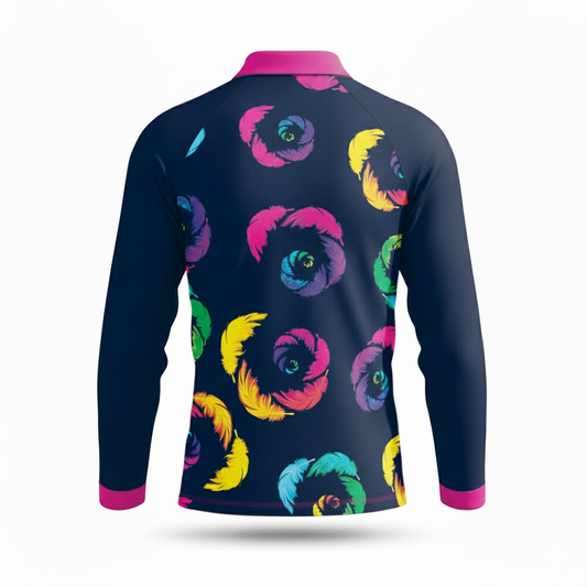 Bermuda Cricket Training V-Neck Collar T-shirt FS