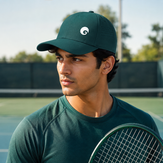 Omtex Performance Sports Cap – Dark Green