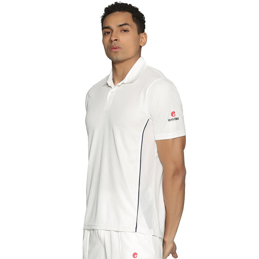 Arjun Pro - Half Sleeves - Cricket Whites T-shirt - Jr