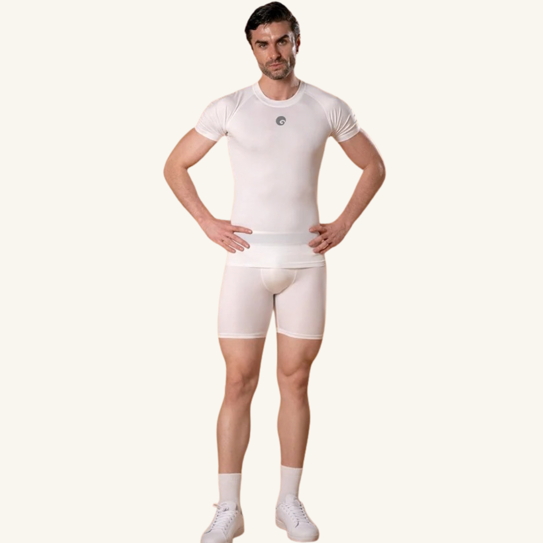 Omtex Core Compression Top HS White