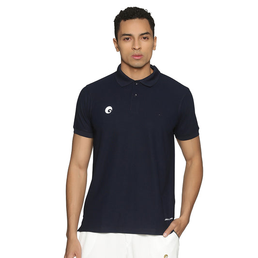 Kings Polo T-shirt Navy Blue