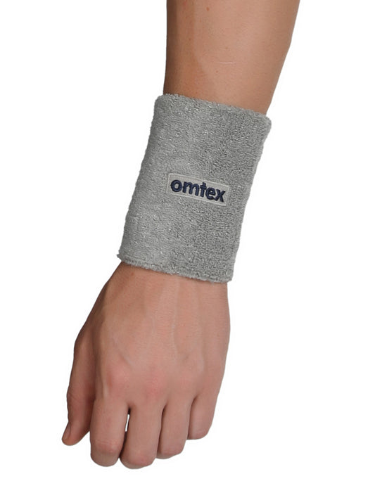 Omtex Wrist Sweat Band Grey (5 inch)