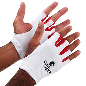 Omtex Academy Cut Finger Inner Gloves White