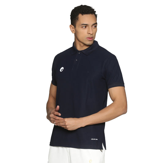 Kings Polo T-shirt Navy Blue