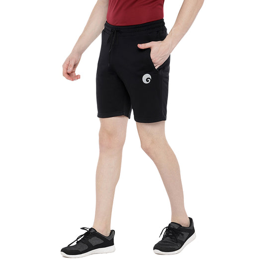 Omtex Shorts for Men - Black