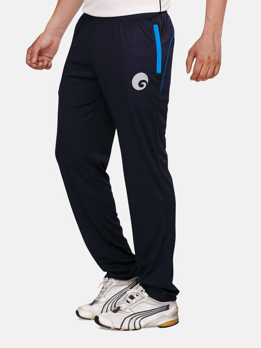 omtex Royal Track Pants - 06 For Men - Navy Blue/Blue