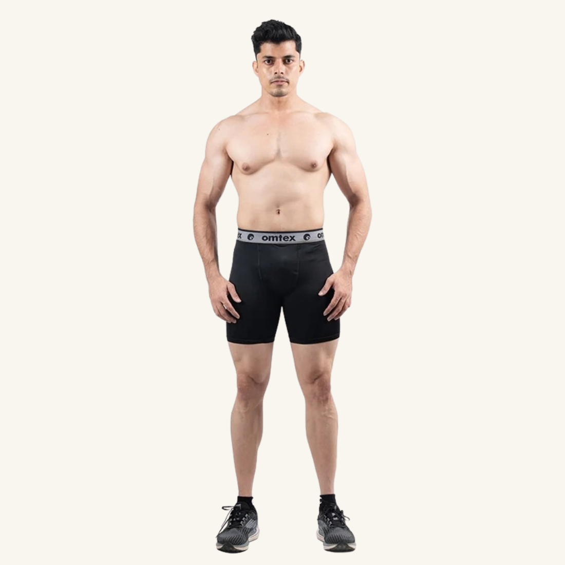 Omtex Core Compression Shorts Black