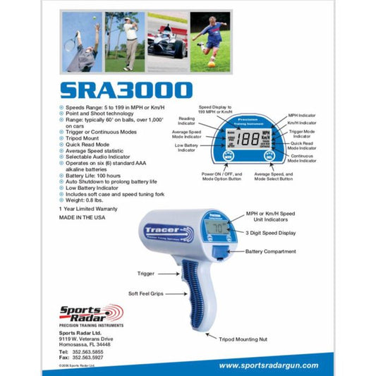 SRA 3000 Tracer Radar Gun