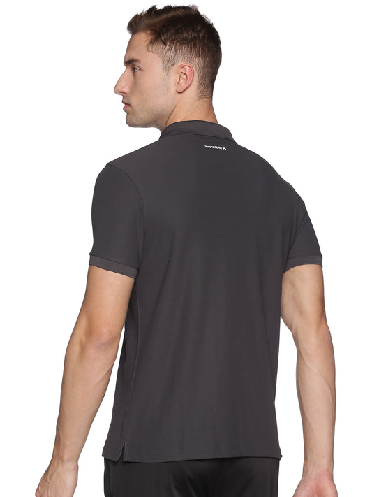 Kings Polo T Shirts Carbon Grey