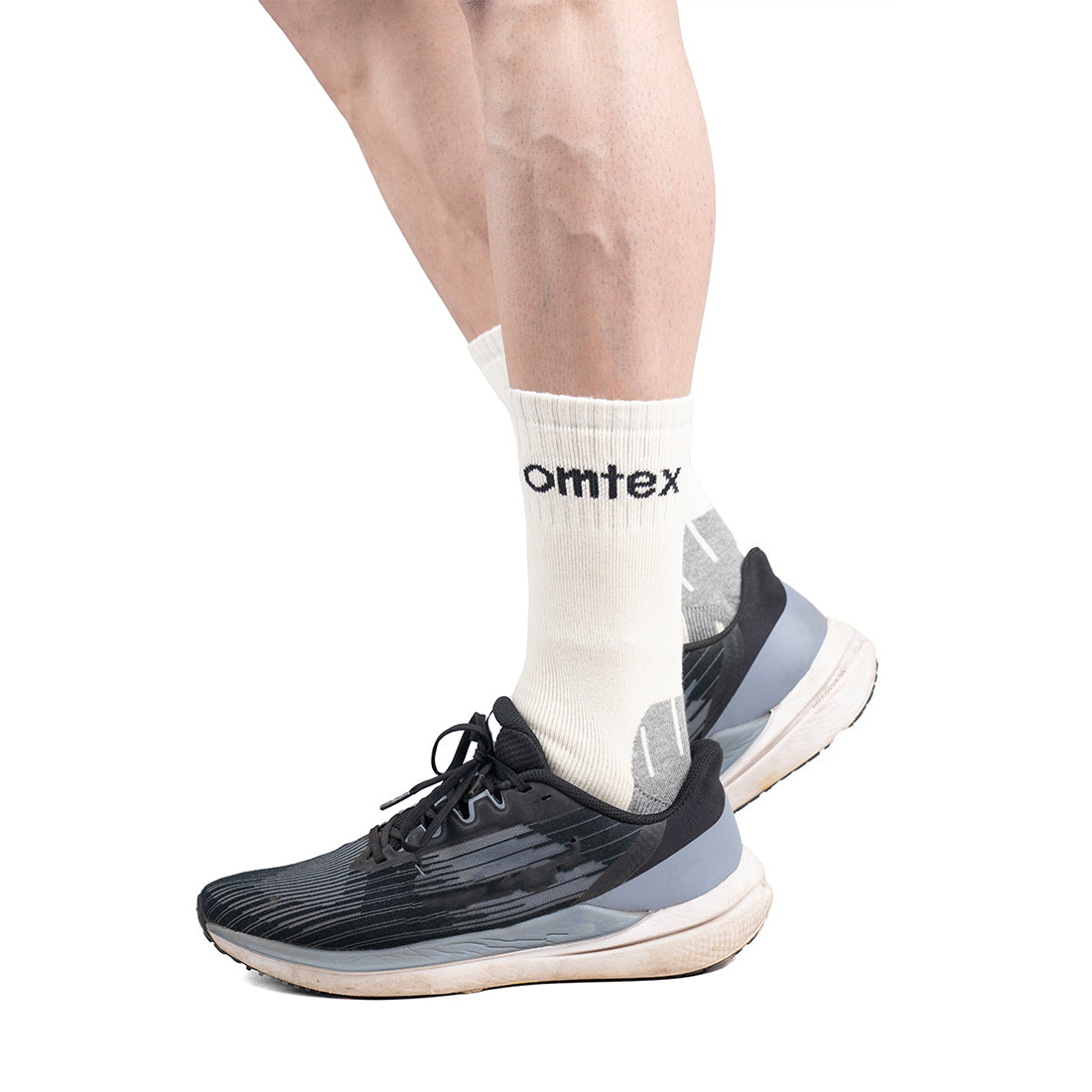 ACE PLUS SPORTS SOCKS OFFWHITE FS - PACK OF 2 -Free Size – Omtex