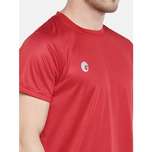 Omtex Sports Mens T-Shirt - Red - 1801