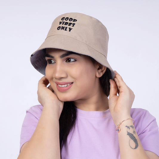 Bucket Hat Dual Colour RSL- Grey-Beige