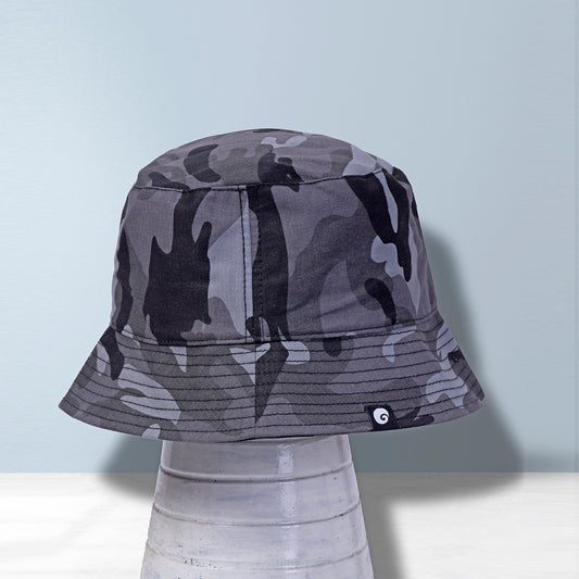 Bucket Hat Camo - Grey