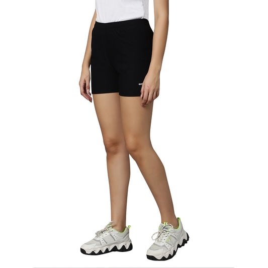 JILL Plain Shorts Black