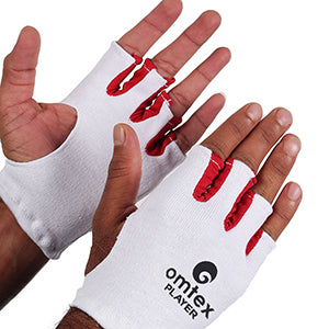 Omtex Player Cut Inner Gloves White