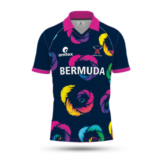Bermuda Cricket Training V-Neck Collar T-shirt