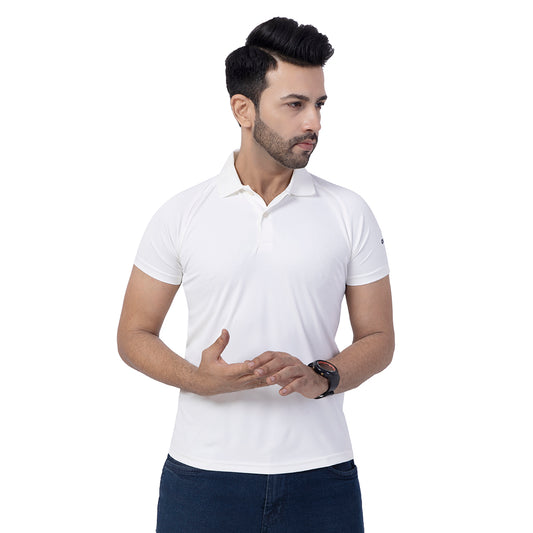 Cricket White Test T Shirt Half Sleeve - JR