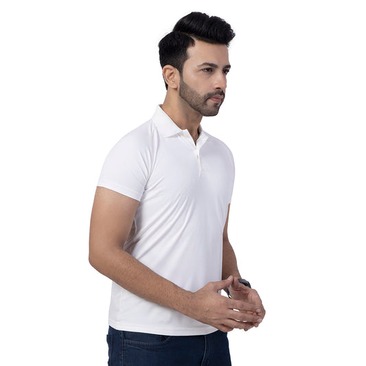 Cricket White Test T Shirt Half Sleeve - JR