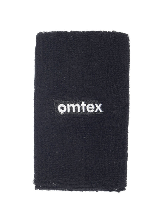 Omtex Wrist Sweat Band Black (5 inch)