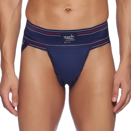 Wolf Jockstrap Supporter NavyBlue