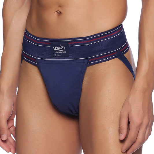 Wolf Jockstrap Supporter NavyBlue