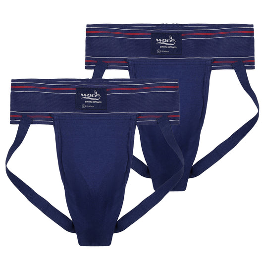 Wolf Jockstrap Supporter NavyBlue P2