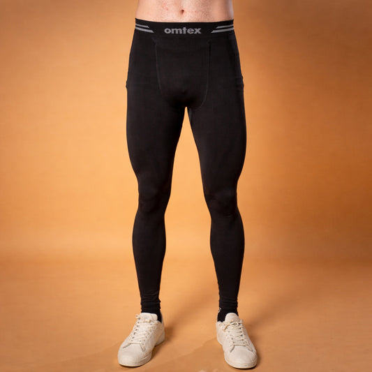 Omtex Seamless Compression Trouser Black