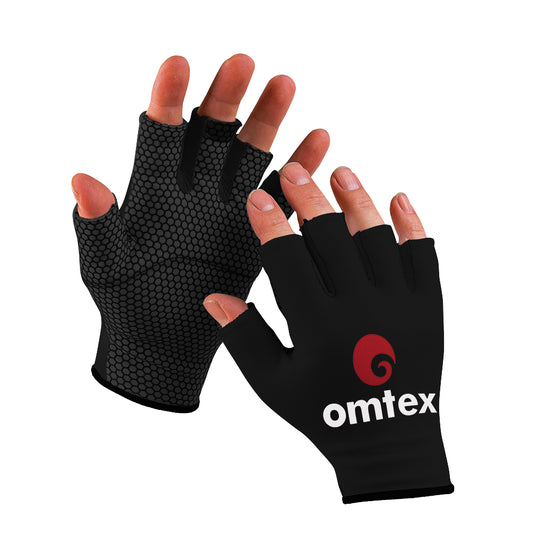 Cricket Finger Cut Catching Gloves Black (2.0)