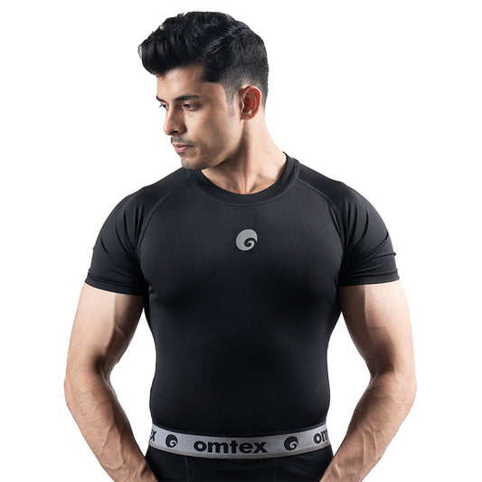 Omtex Core Compression Top HS Black