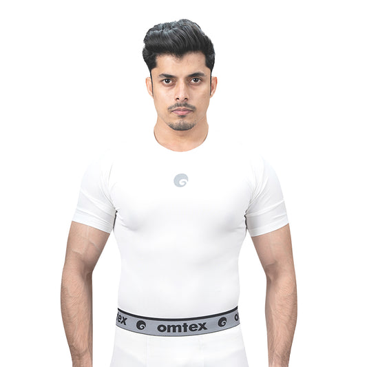 Omtex Core Compression Top HS White