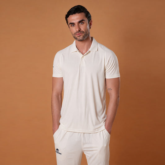 Cricket White Test T Shirt Half Sleeve - SR