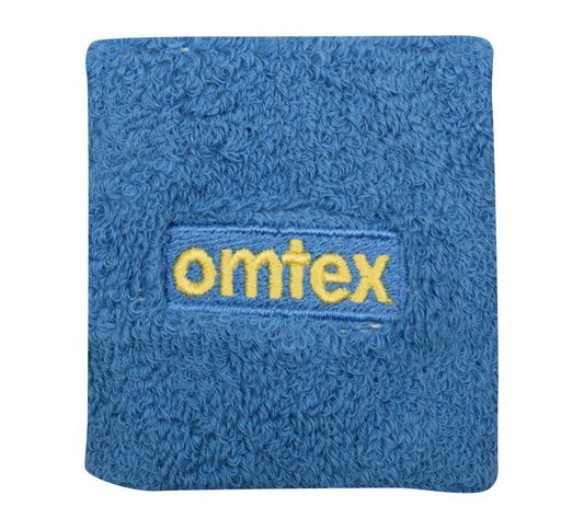 Omtex Wrist Sweat Band Blue (3 inch)