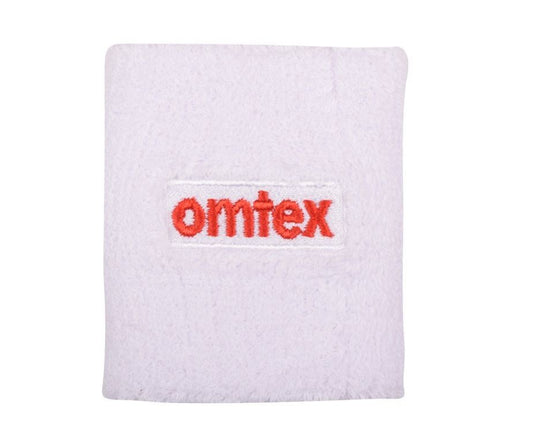 Omtex Wrist Sweat Band White (3 inch)