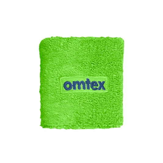 Omtex Wrist Sweat Band Green (3 inch)