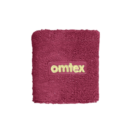 Omtex Wrist Sweat Band Maroon (3 inch)