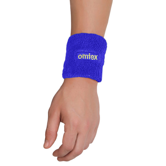 Omtex Wrist Sweat Band Royal Blue (3 inch)