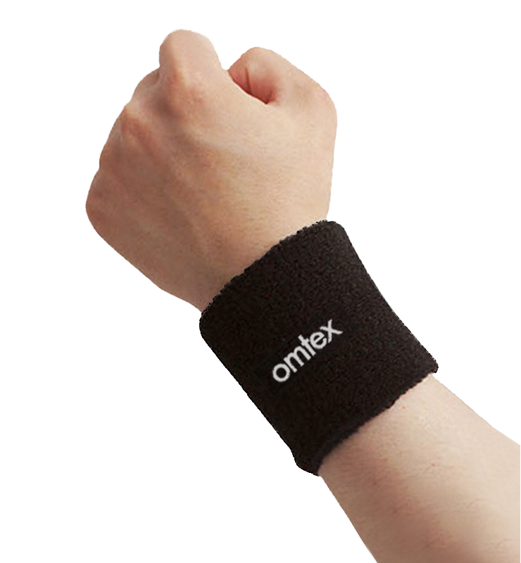 Wrist Sweat Band Black (3 inch)